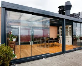 Безрамное остекление